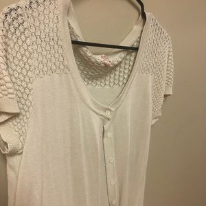 ModCloth Knit Short Sleeved Cardigan! (Sz LG)